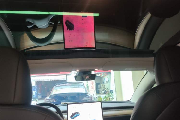 Used Tesla Model 3 2022 Performance High-Performance All-Wheel-Drive Version Headliner