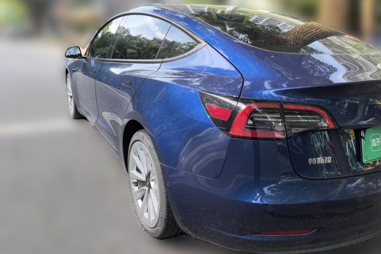 Used Tesla Model 3 2022 Rear-Wheel-Drive Version Rear Left 45 Deg