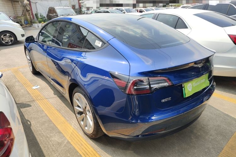 Used Tesla Model 3 2022 Rear-Wheel-Drive Version Rear Left 45 Deg