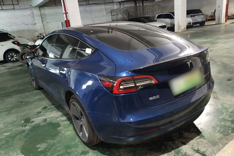 Used Tesla Model 3 2022 Rear-Wheel-Drive Version Rear Left 45 Deg