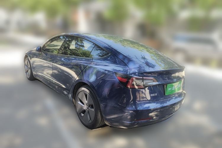 Used Tesla Model 3 2022 Rear-Wheel-Drive Version Rear Left 45 Deg