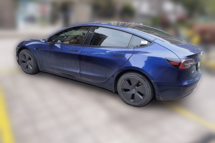 Used Tesla Model 3 2022 Rear-Wheel-Drive Version Rear Left 45 Deg
