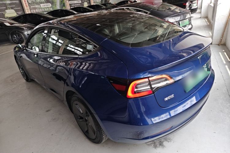 Used Tesla Model 3 2022 Rear-Wheel-Drive Version Rear Left 45 Deg