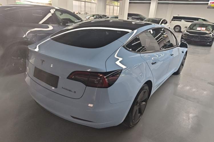 Used Tesla Model 3 2022 Rear-Wheel-Drive Version Rear Right 45 Deg