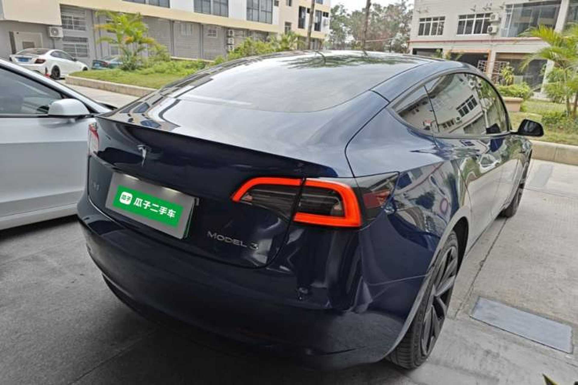 Used Tesla Model 3 2022 Rear-Wheel-Drive Version Rear Right 45 Deg