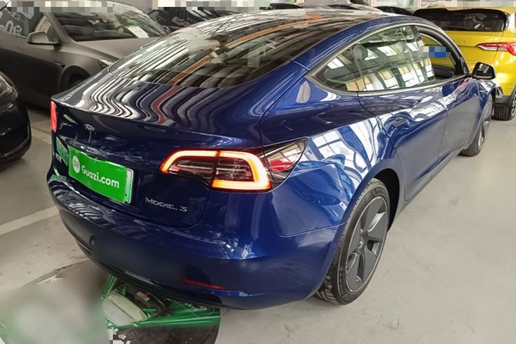 Used Tesla Model 3 2022 Rear-Wheel-Drive Version Rear Right 45 Deg