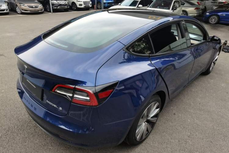Used Tesla Model 3 2022 Rear-Wheel-Drive Version Rear Right 45 Deg