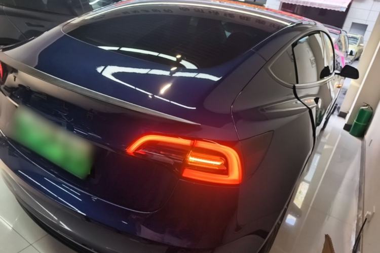 Used Tesla Model 3 2022 Performance High-Performance All-Wheel-Drive Version Rear Right 45 Deg