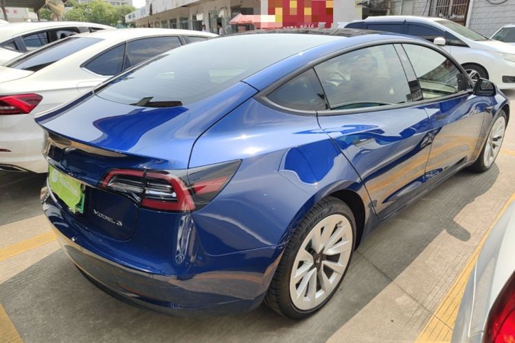 Used Tesla Model 3 2022 Rear-Wheel-Drive Version Rear Right 45 Deg