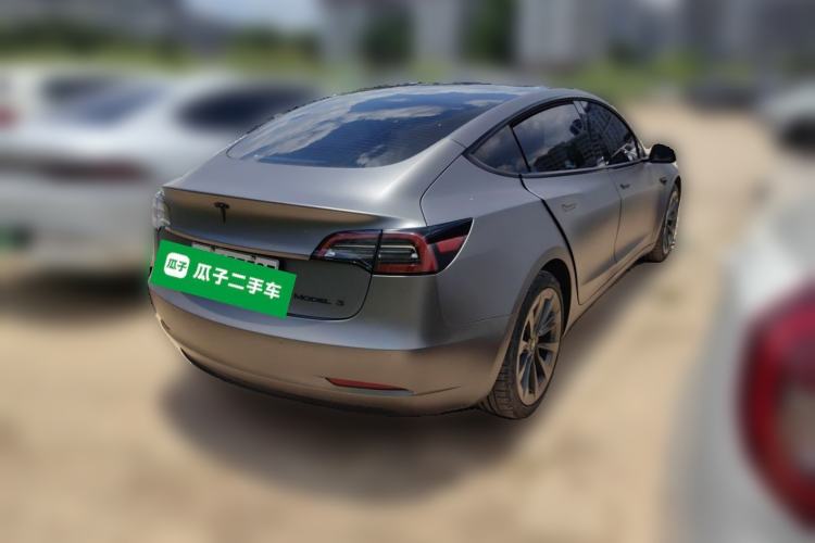 Used Tesla Model 3 2022 Rear-Wheel-Drive Version Rear Right 45 Deg