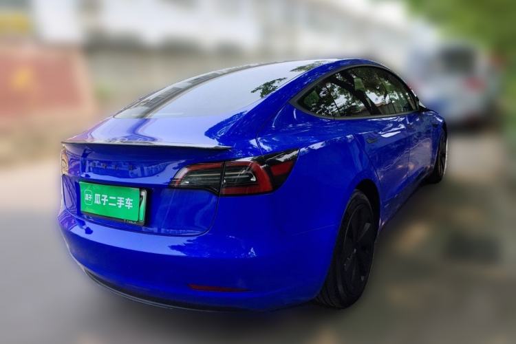 Used Tesla Model 3 2022 Rear-Wheel-Drive Version Rear Right 45 Deg