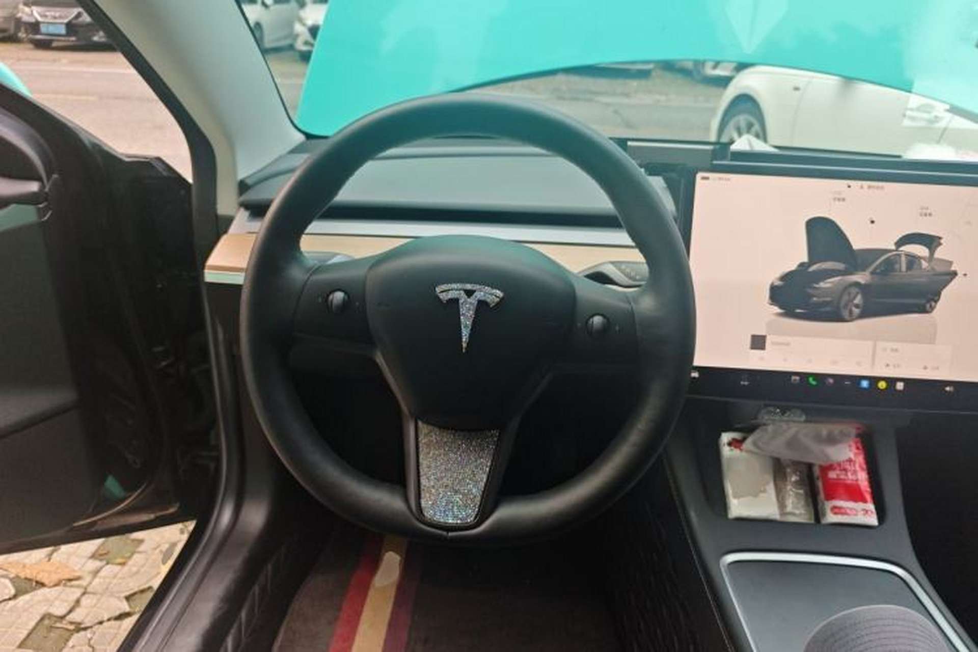 Used Tesla Model 3 2022 Rear-Wheel-Drive Version Steering Wheel