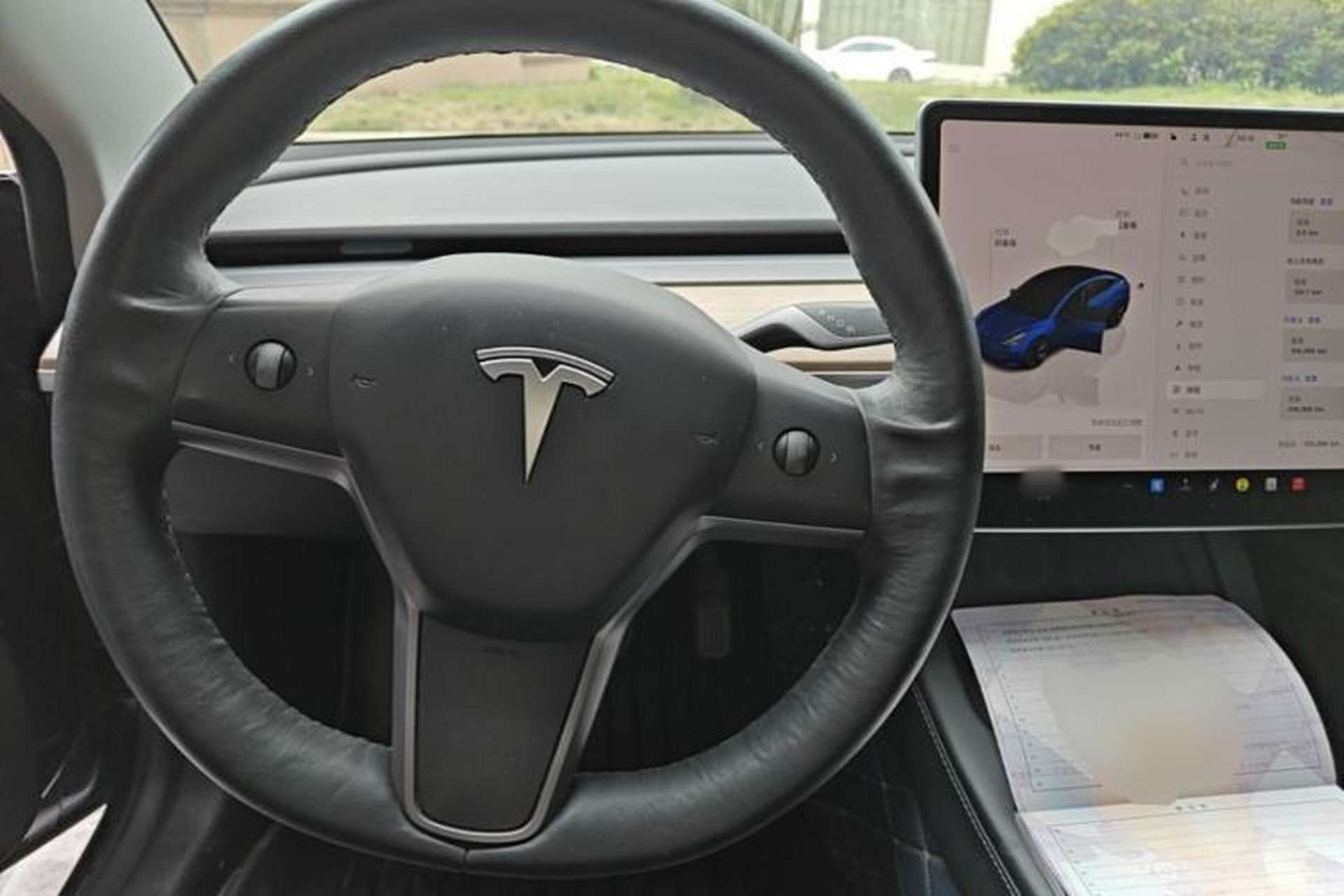 Used Tesla Model 3 2022 Rear-Wheel-Drive Version Steering Wheel
