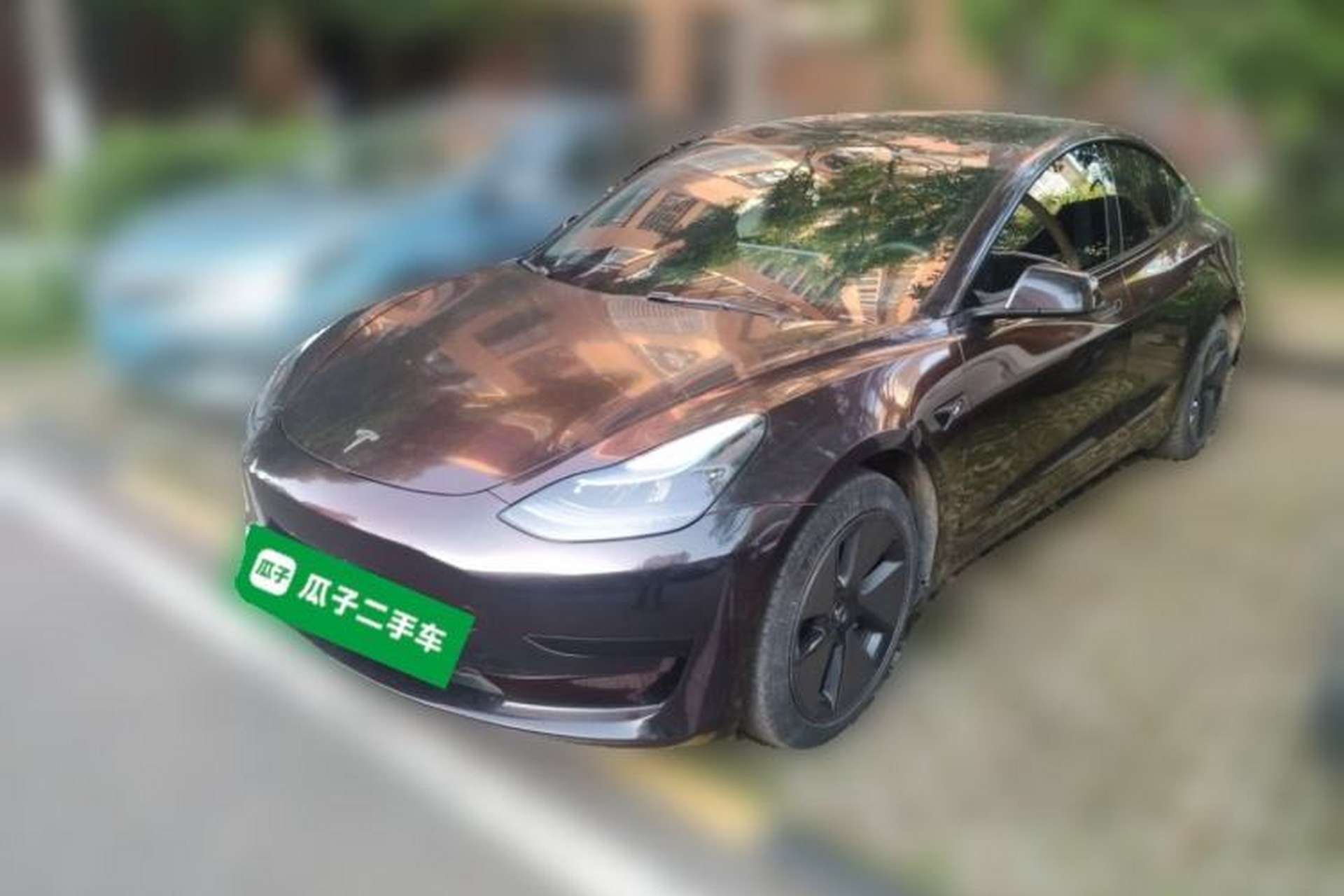 Used Tesla Model 3 2022 Rear-Wheel-Drive Version Front Left 45 Deg