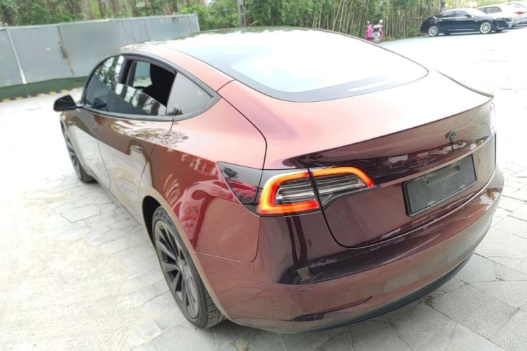 Used Tesla Model 3 2022 Rear-Wheel-Drive Version Rear Left 45 Deg