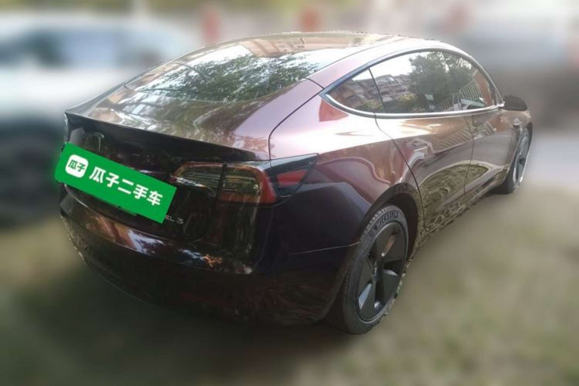 Used Tesla Model 3 2022 Rear-Wheel-Drive Version Rear Right 45 Deg
