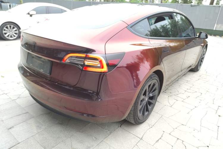 Used Tesla Model 3 2022 Rear-Wheel-Drive Version Rear Right 45 Deg