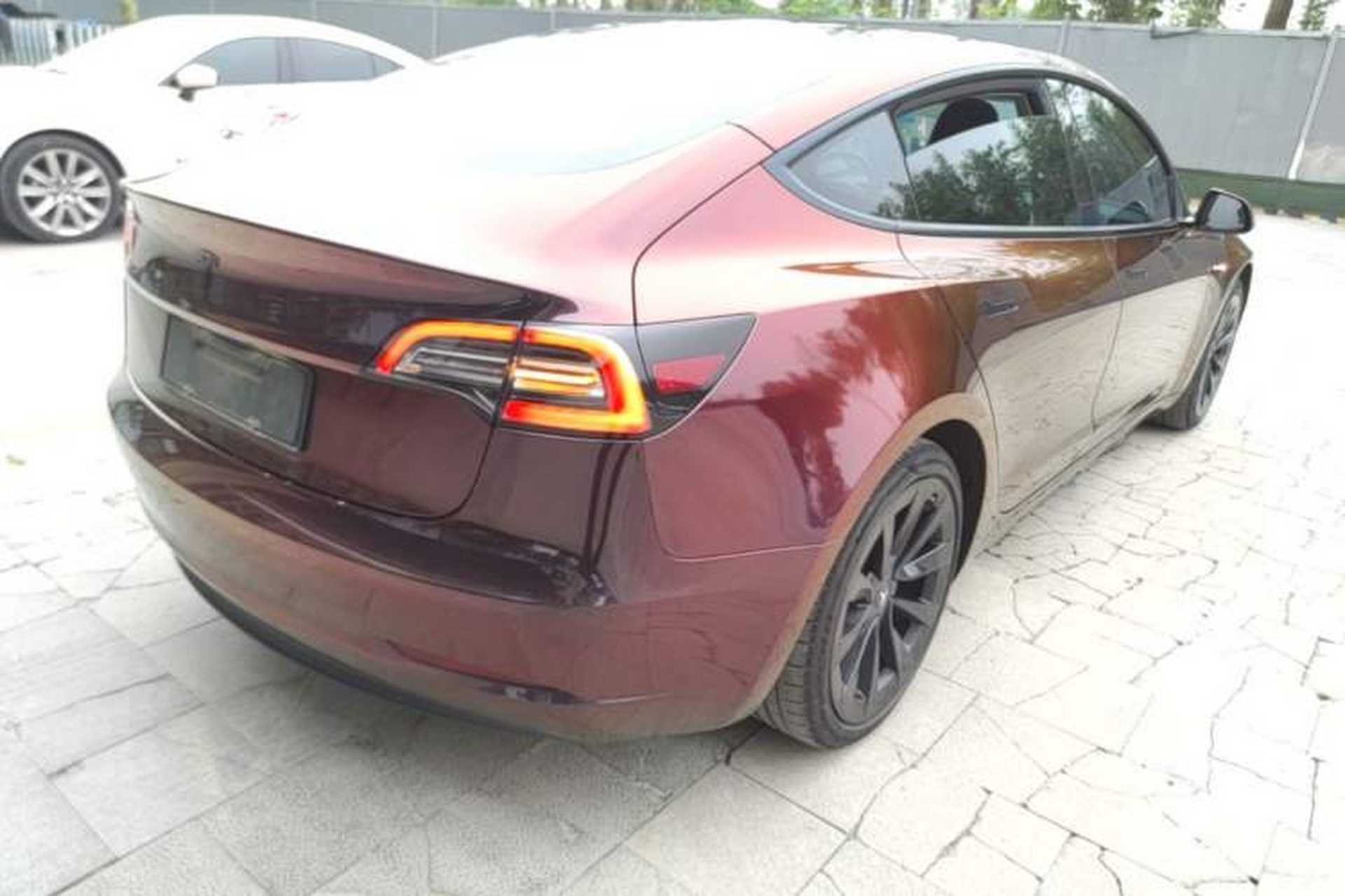 Used Tesla Model 3 2022 Rear-Wheel-Drive Version Rear Right 45 Deg