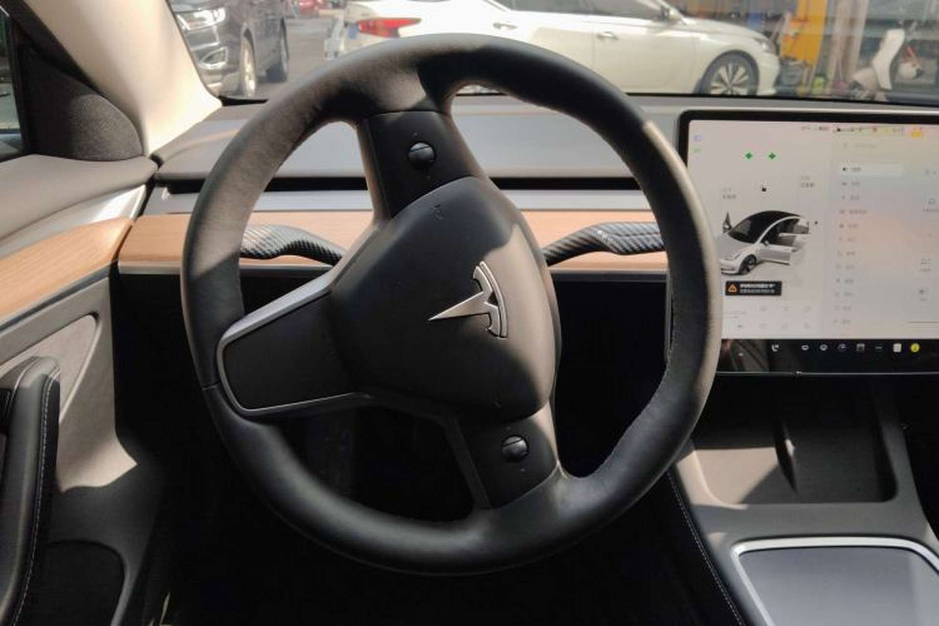 Used Tesla Model 3 2022 Rear-Wheel-Drive Version Steering Wheel