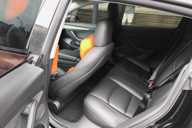 Used Tesla Model 3 2022 Performance High-Performance All-Wheel-Drive Version Left Rear Seat