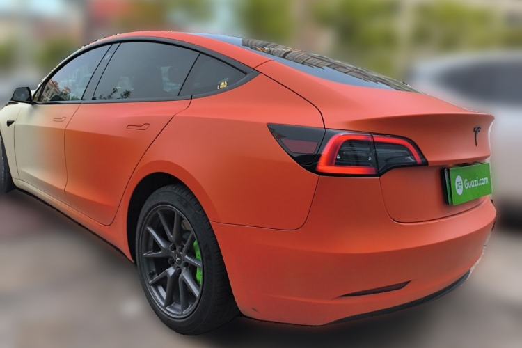 Used Tesla Model 3 2022 Rear-Wheel-Drive Version Rear Left 45 Deg