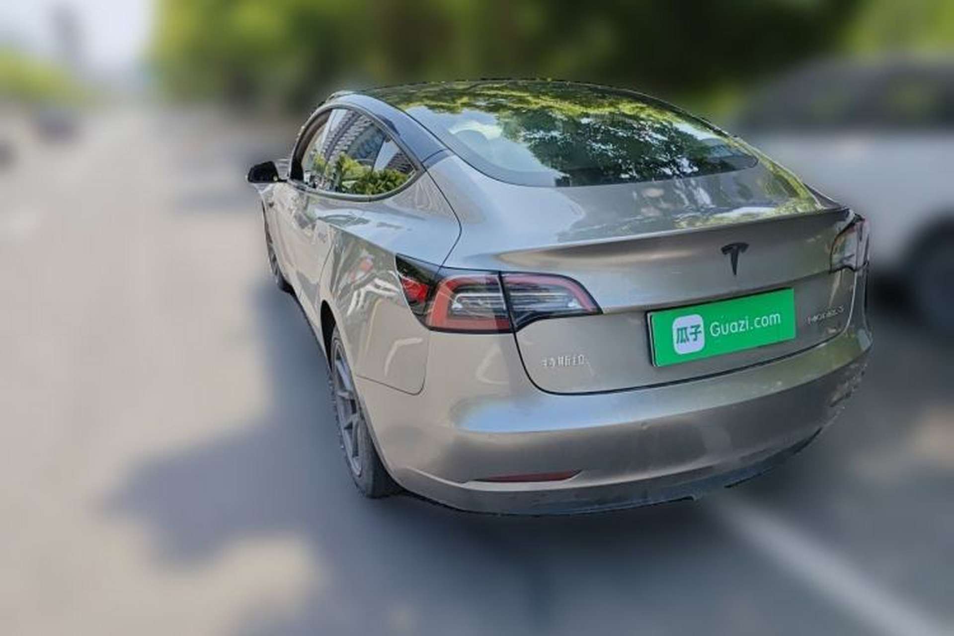 Used Tesla Model 3 2022 Rear-Wheel-Drive Version Rear Left 45 Deg