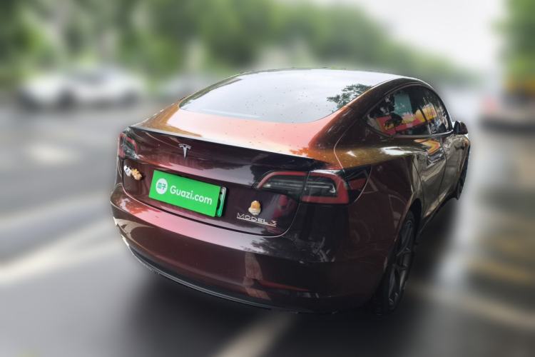 Used Tesla Model 3 2022 Performance High-Performance All-Wheel-Drive Version Rear Right 45 Deg