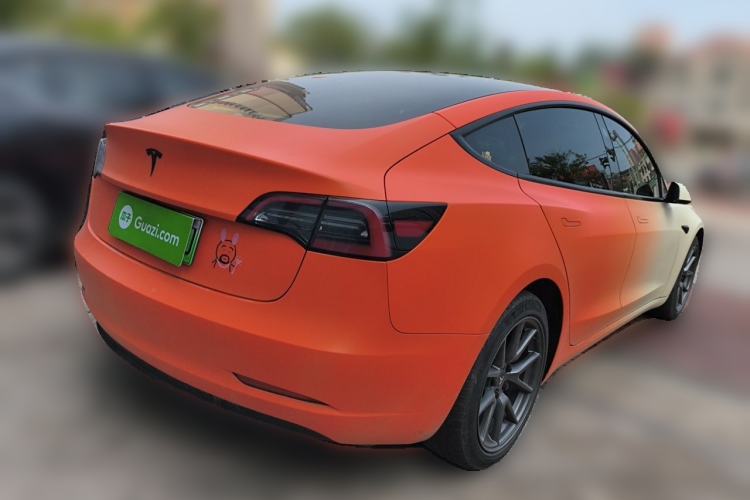 Used Tesla Model 3 2022 Rear-Wheel-Drive Version Rear Right 45 Deg