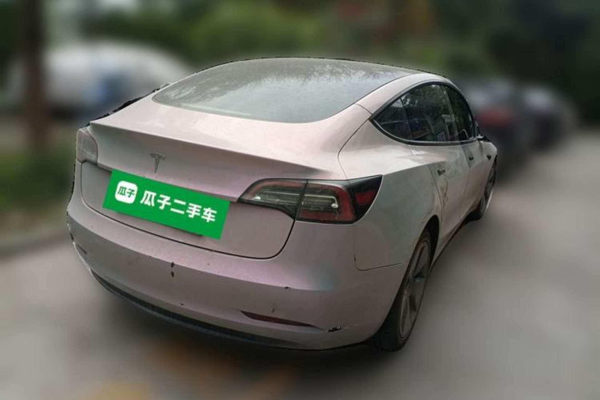 Used Tesla Model 3 2022 Rear-Wheel-Drive Version Rear Right 45 Deg