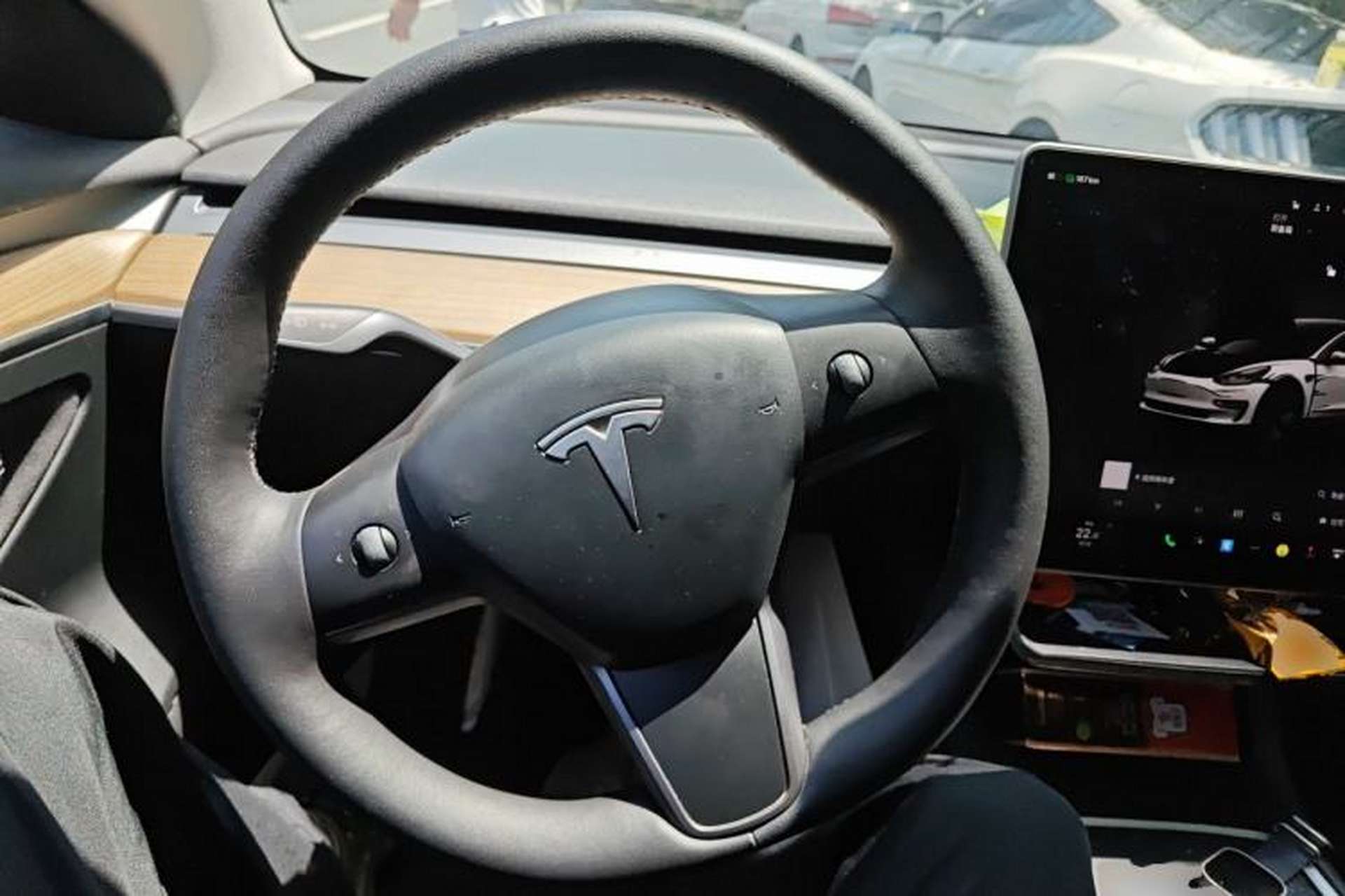 Used Tesla Model 3 2022 Rear-Wheel-Drive Version Steering Wheel