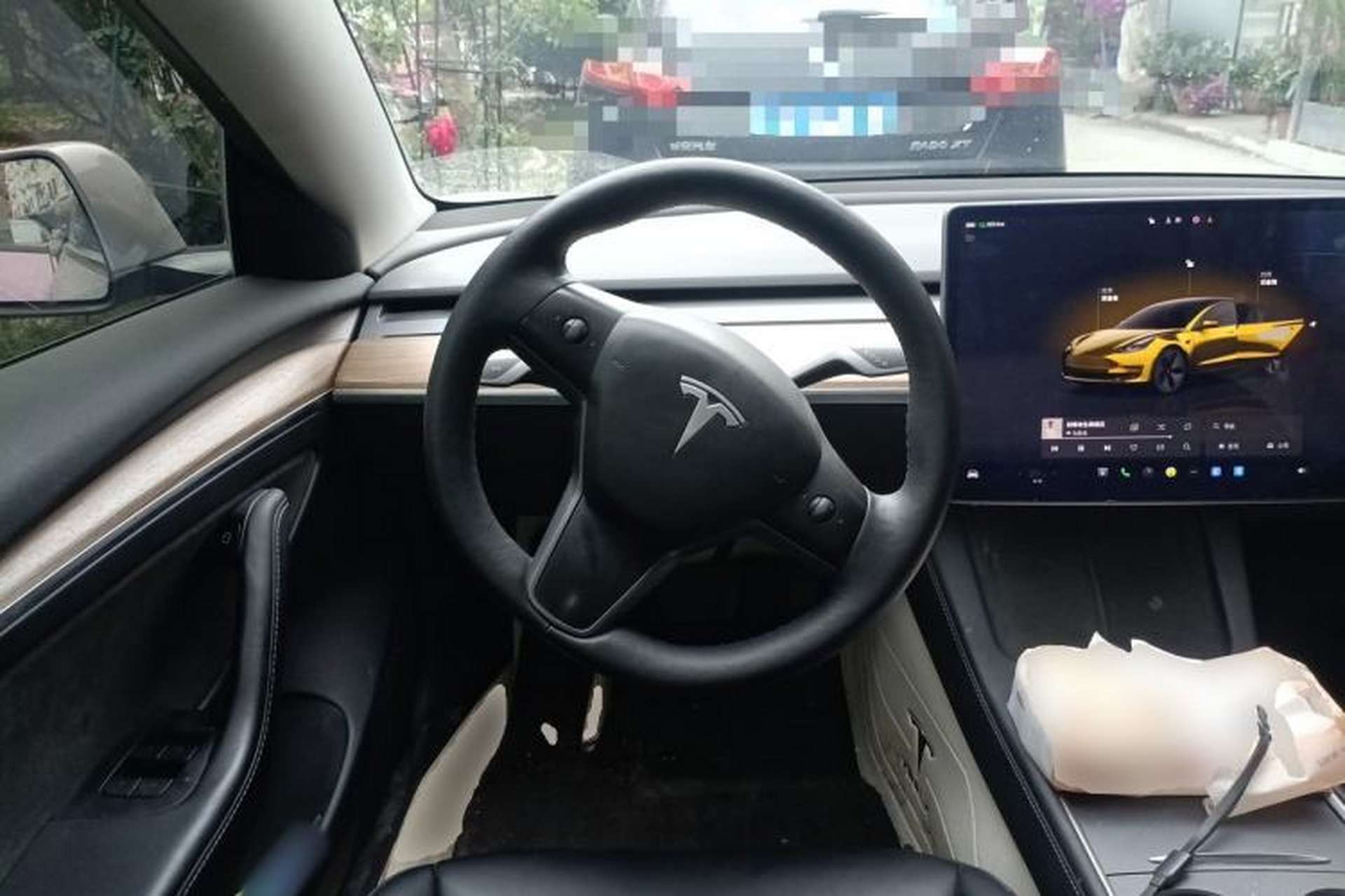 Used Tesla Model 3 2022 Rear-Wheel-Drive Version Steering Wheel
