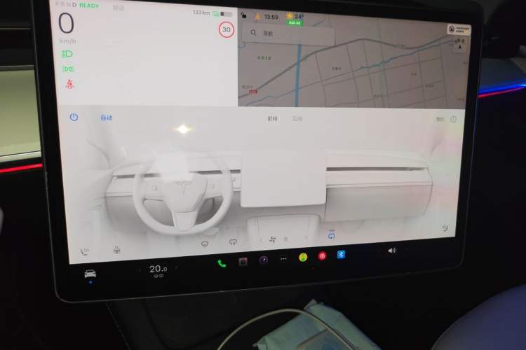 Used Tesla Model 3 2022 Rear-Wheel-Drive Version Audio And AC Panel