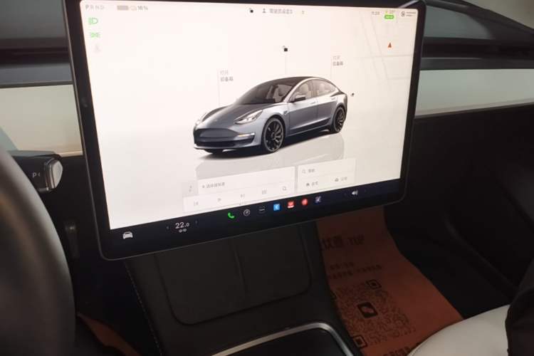 Used Tesla Model 3 2022 Rear-Wheel-Drive Version Audio And AC Panel