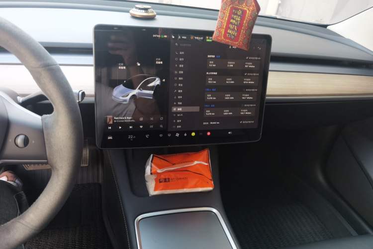 Used Tesla Model 3 2022 Rear-Wheel-Drive Version Audio And AC Panel