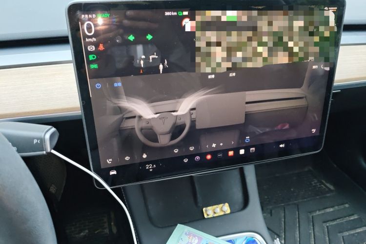 Used Tesla Model 3 2022 Rear-Wheel-Drive Version Audio And AC Panel