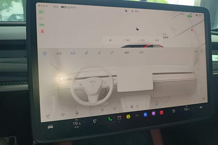 Used Tesla Model 3 2022 Rear-Wheel-Drive Version Audio And AC Panel