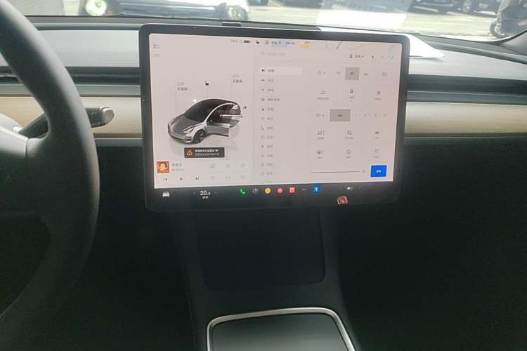 Used Tesla Model 3 2022 Rear-Wheel-Drive Version Audio And AC Panel