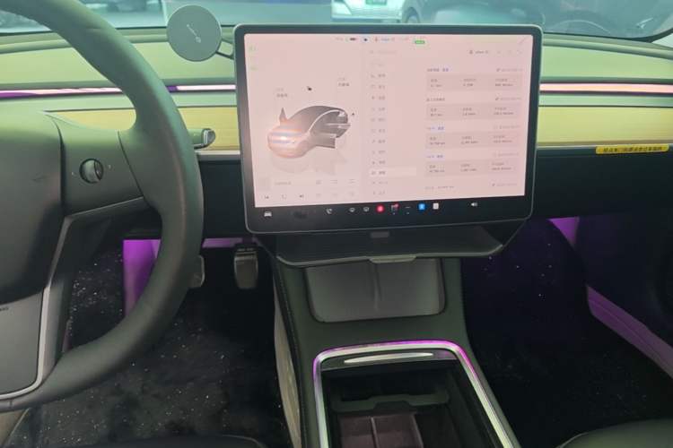 Used Tesla Model 3 2022 Rear-Wheel-Drive Version Audio And AC Panel