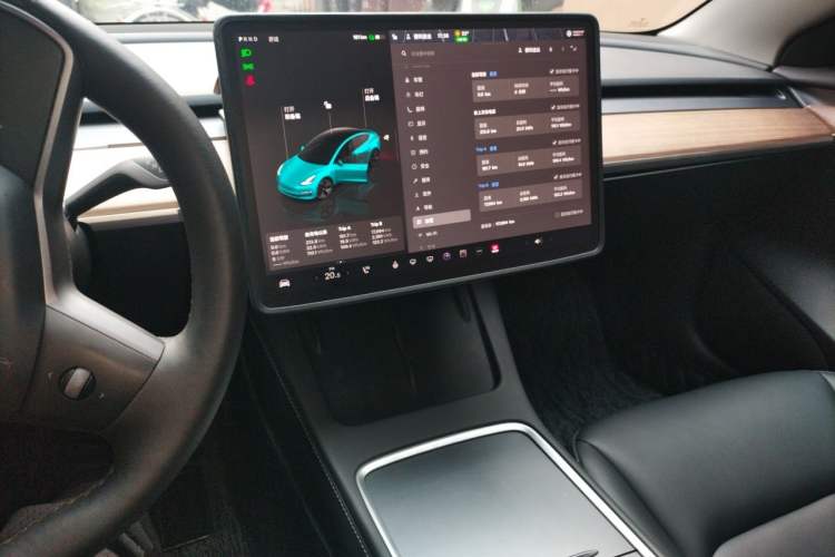 Used Tesla Model 3 2022 Rear-Wheel-Drive Version Audio And AC Panel