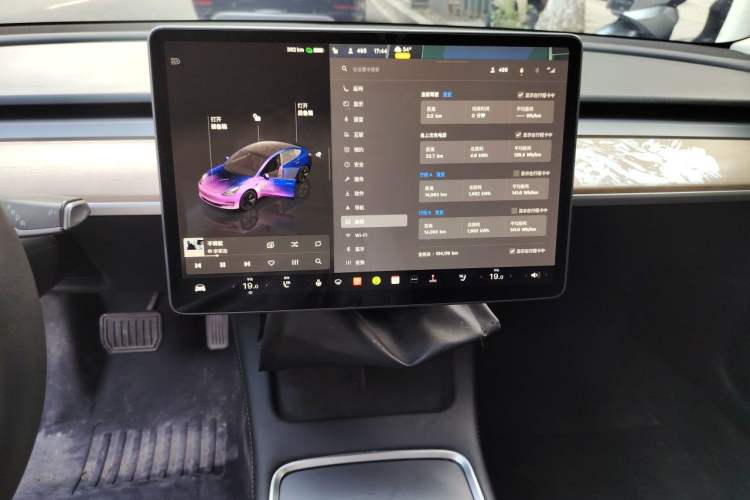 Used Tesla Model 3 2022 Rear-Wheel-Drive Version Audio And AC Panel