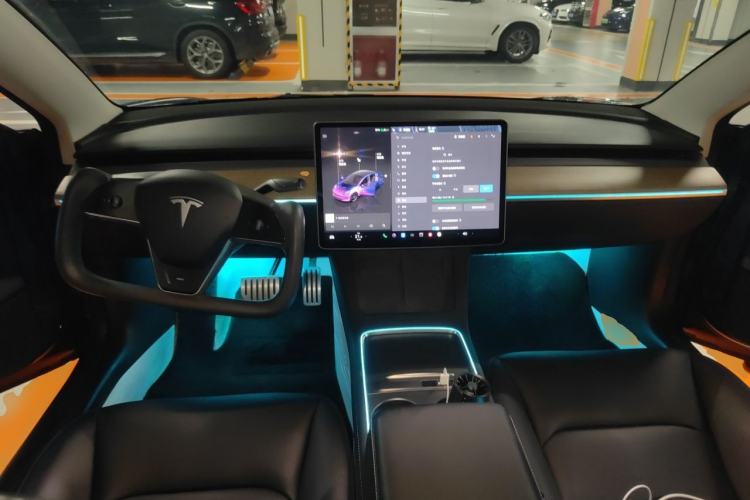 Used Tesla Model 3 2022 Performance High-Performance All-Wheel-Drive Version Center Console