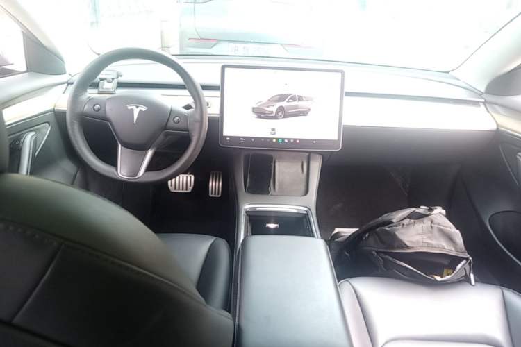 Used Tesla Model 3 2022 Performance High-Performance All-Wheel-Drive Version Center Console