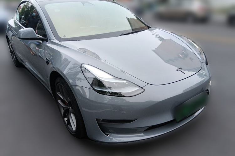 Used Tesla Model 3 2022 Performance High-Performance All-Wheel-Drive Version Front Right 45 Deg
