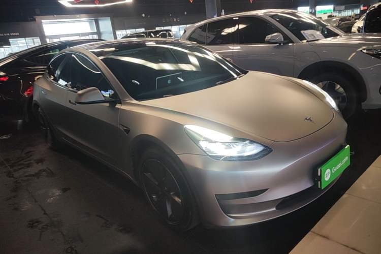 Used Tesla Model 3 2022 Rear-Wheel-Drive Version Front Right 45 Deg