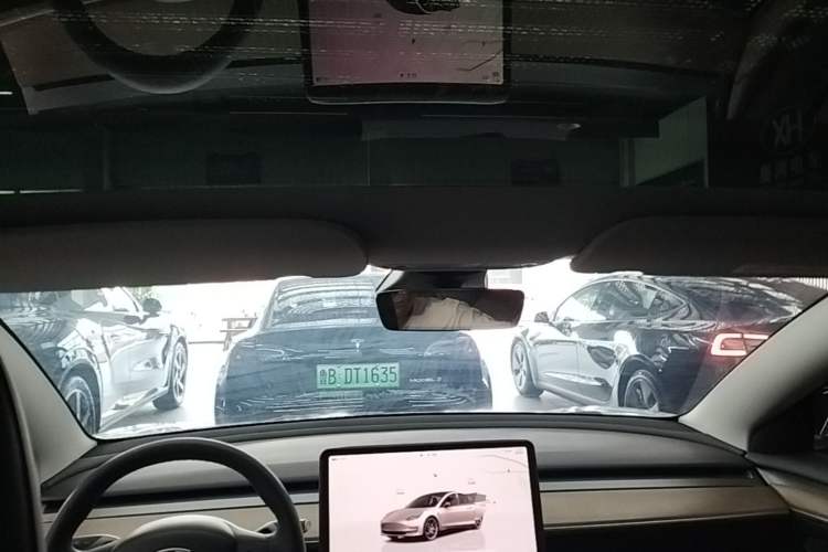 Used Tesla Model 3 2022 Performance High-Performance All-Wheel-Drive Version Headliner