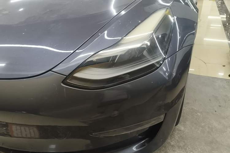 Used Tesla Model 3 2022 Performance High-Performance All-Wheel-Drive Version Left Front Headlight