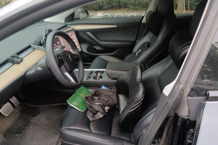 Used Tesla Model 3 2022 Performance High-Performance All-Wheel-Drive Version Left Front Seat