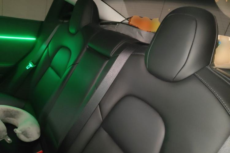 Used Tesla Model 3 2022 Performance High-Performance All-Wheel-Drive Version Left Rear Seat
