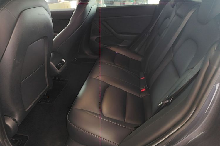 Used Tesla Model 3 2022 Performance High-Performance All-Wheel-Drive Version Left Rear Seat