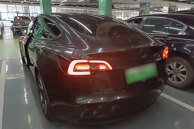 Used Tesla Model 3 2022 Rear-Wheel-Drive Version Rear Left 45 Deg